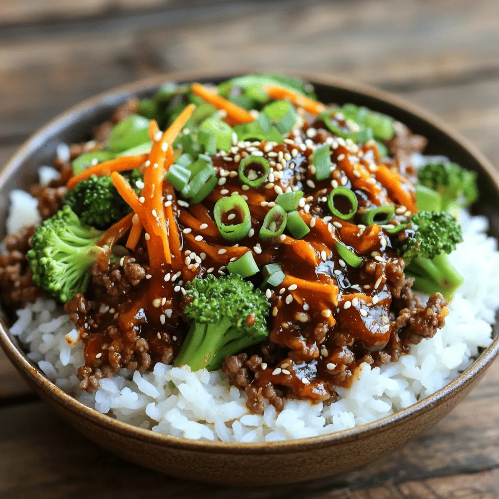 Spicy Korean Beef Bowls Flavorful and Easy Recipe