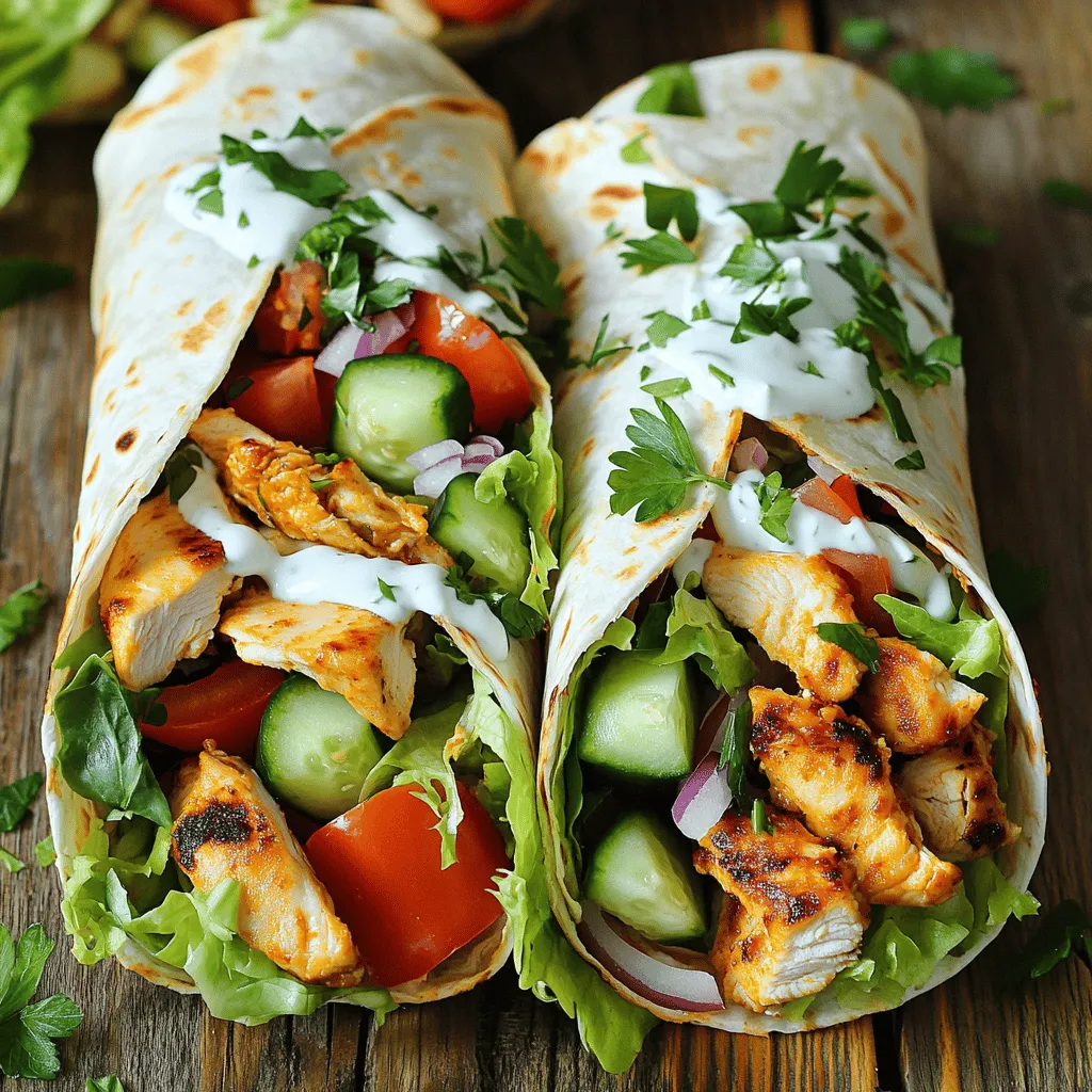 Easy Chicken Shawarma Wraps Tasty and Quick Recipe