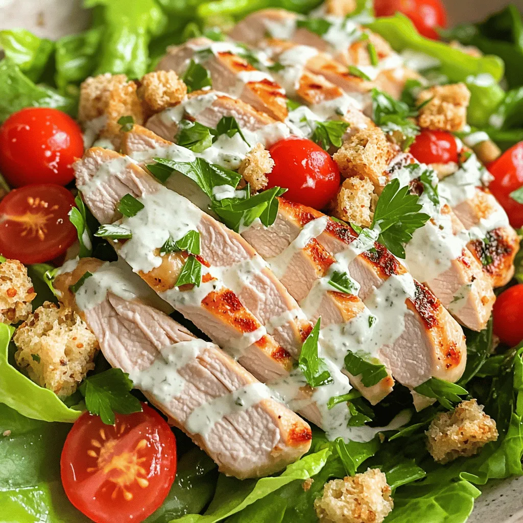 Healthy Chicken Caesar Salad Flavorful and Fresh Meal