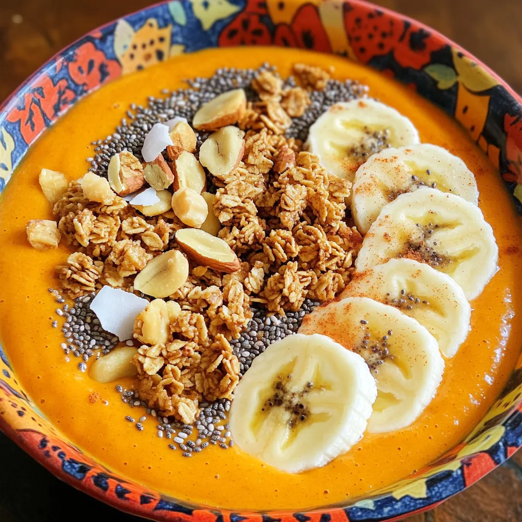 Pumpkin Pie Smoothie Bowl Delicious and Nutritious Treat