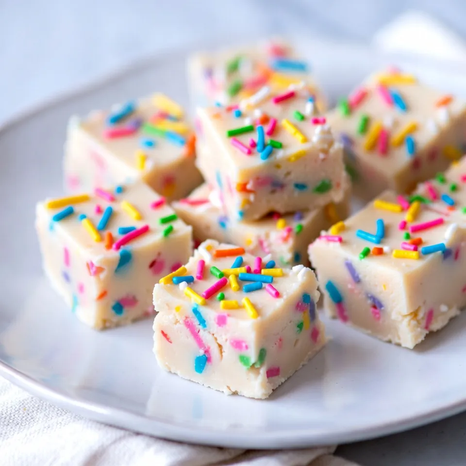 Funfetti Birthday Cake Fudge Delightful and Easy Treat