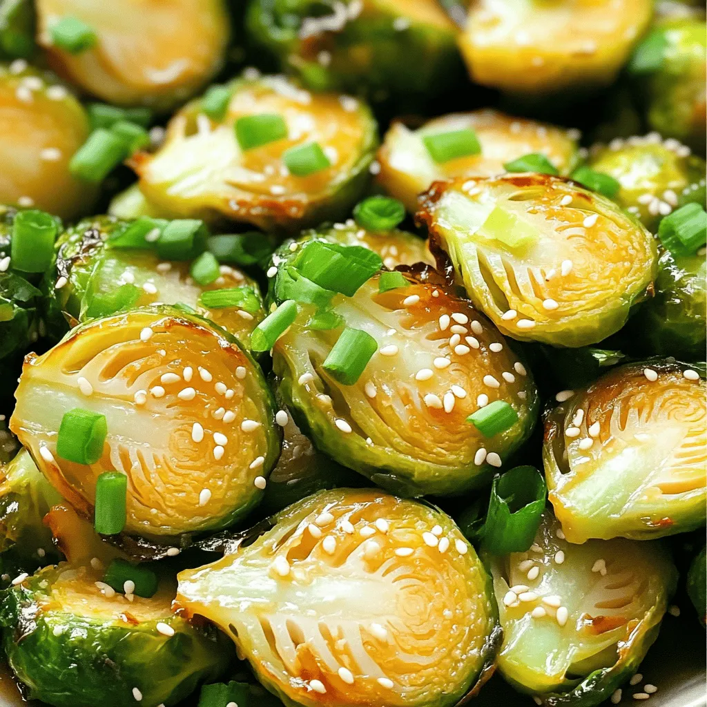 Honey Garlic Brussels Sprouts Tasty Side Dish Recipe
