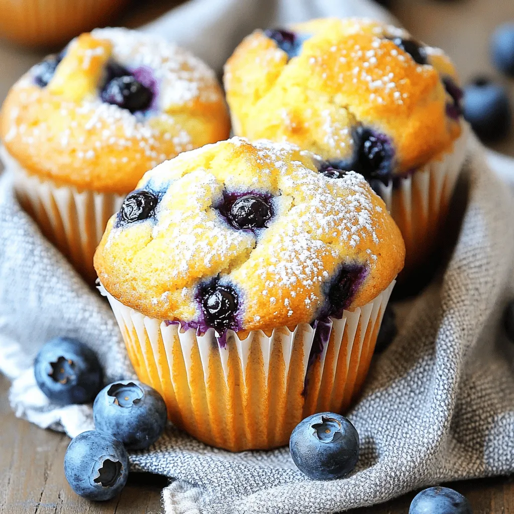 Lemon Blueberry Muffins Tasty and Easy Recipe