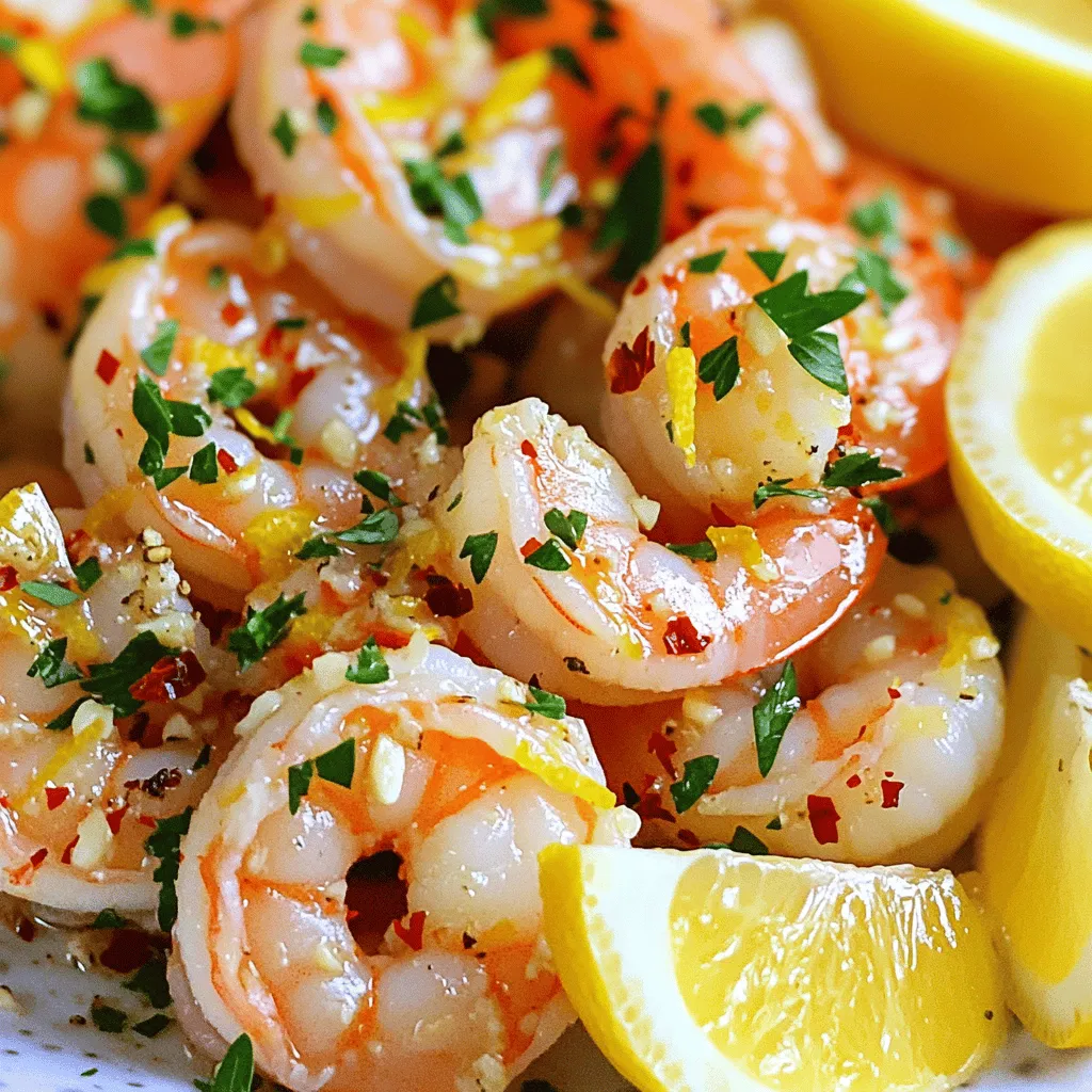 Zesty Lemon Garlic Shrimp Flavorful and Easy Recipe