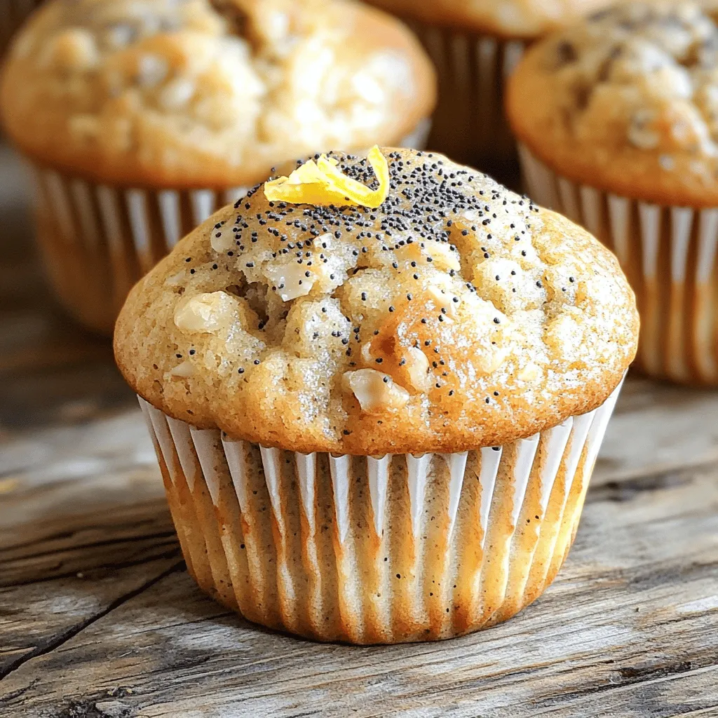 Almond Poppy Seed Muffins Bakery Fresh and Tasty Treat