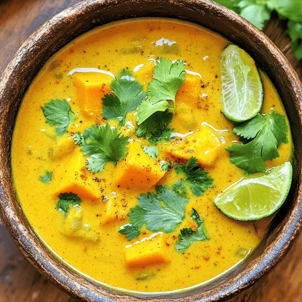 Coconut Curry Butternut Soup Flavorful and Easy Recipe
