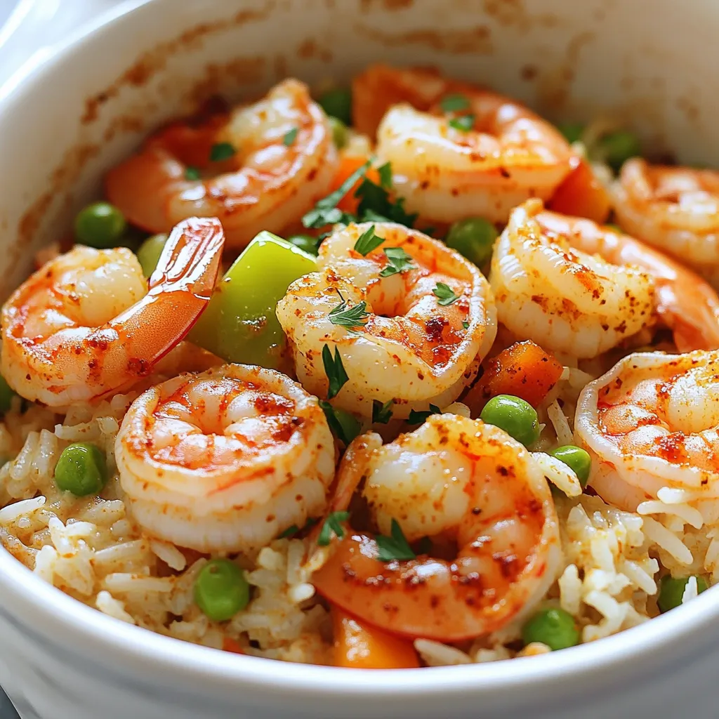 Cajun Shrimp Rice Skillet Flavorful Dinner Idea