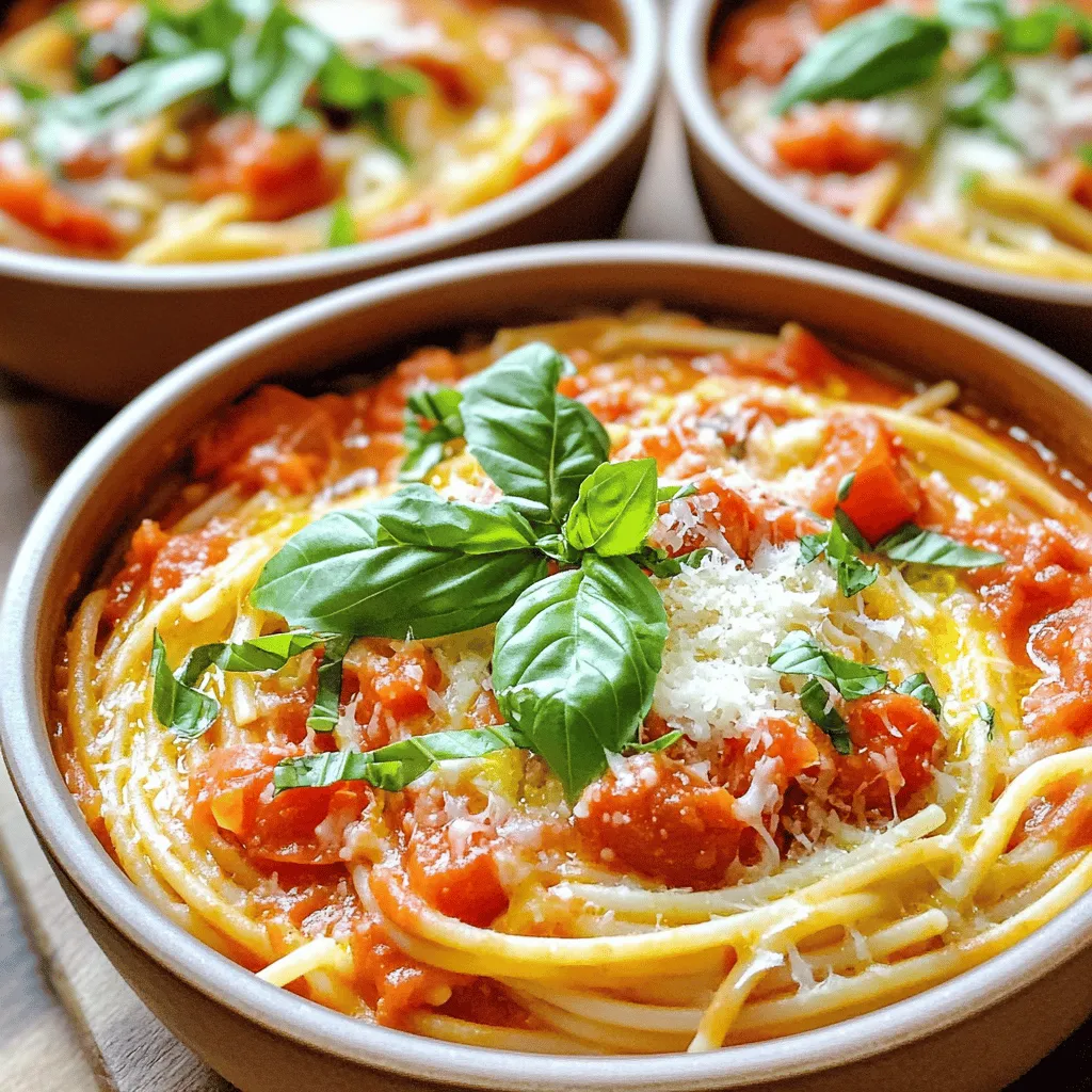 Creamy One Pot Tomato Basil Pasta Simple and Tasty