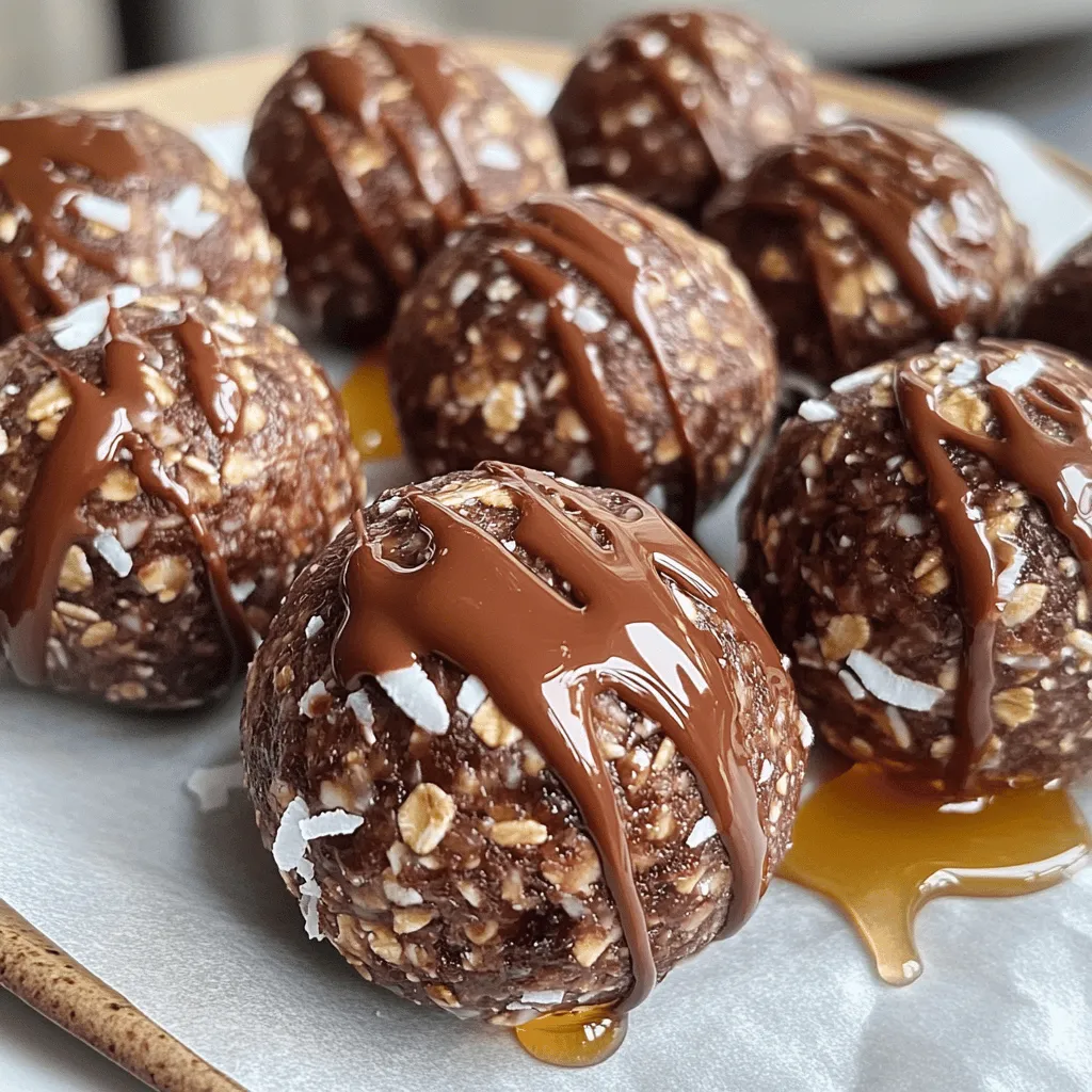 Chocolate Coconut Energy Balls No Bake Delightful Snack