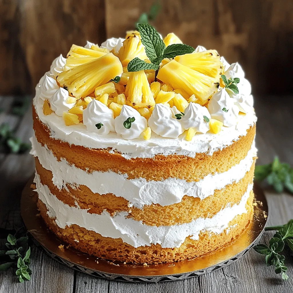Pineapple Cream Cake Delightful and Simple Recipe