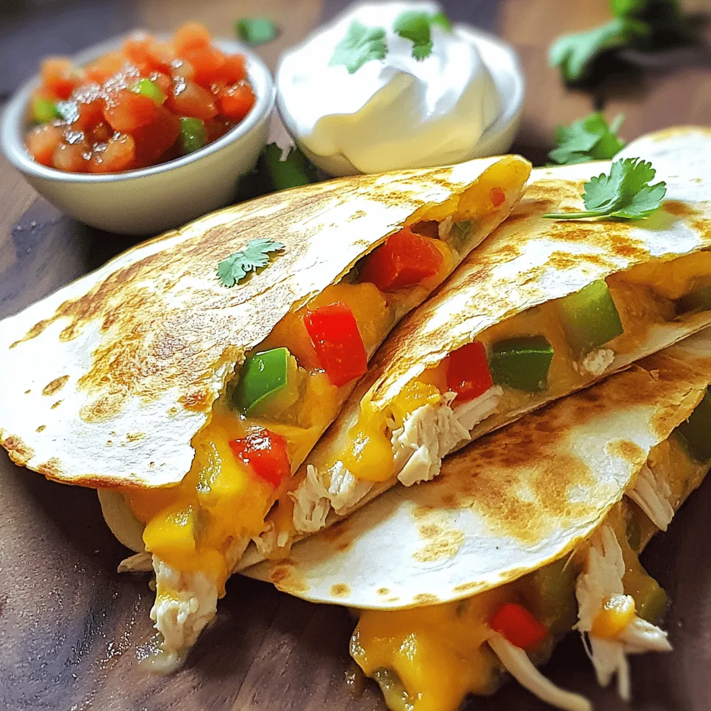 Simple Chicken Quesadillas Quick and Tasty Delight