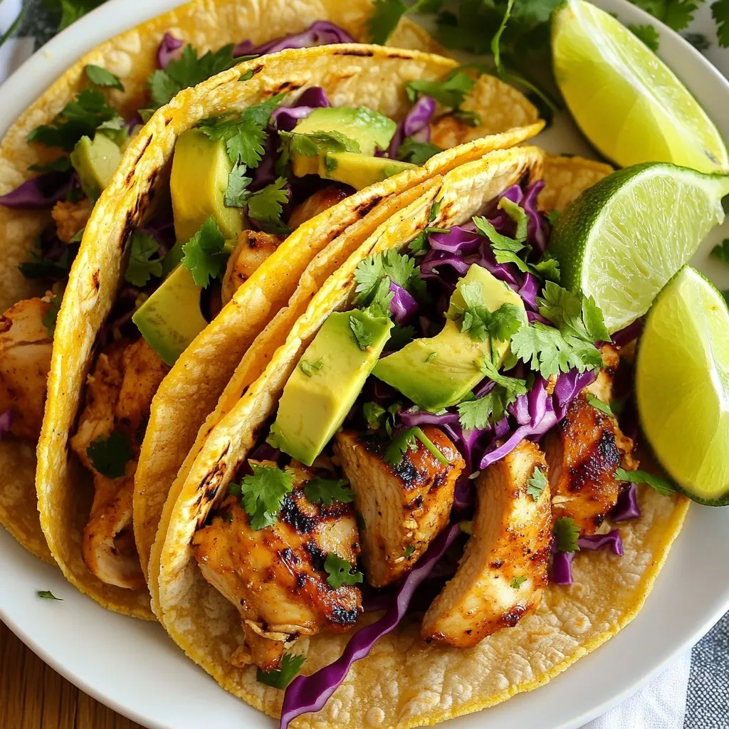 Spicy Honey Lime Chicken Tacos Bold and Flavorful Treat