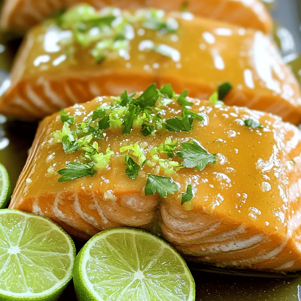 Honey-Lime Garlic Butter Baked Salmon Healthy Delight