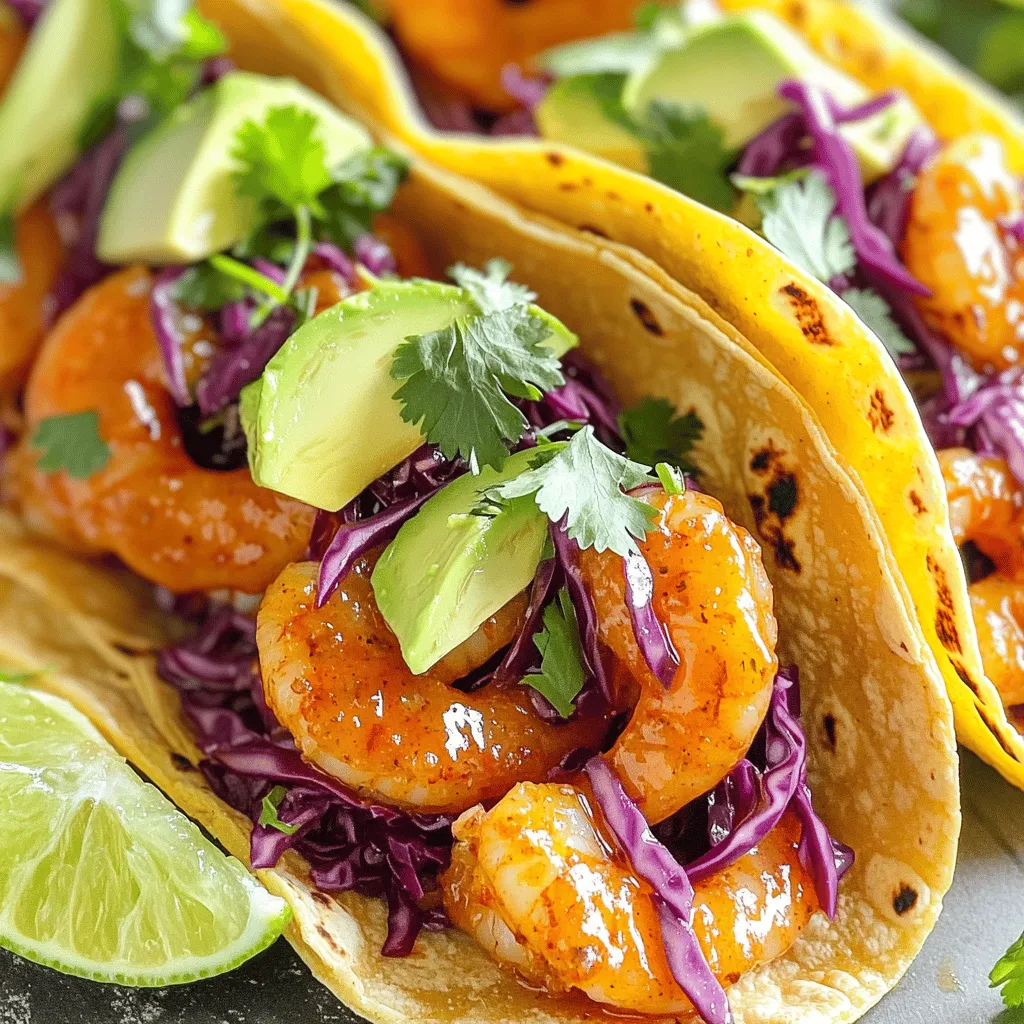 Savory Sweet Chili Shrimp Tacos Quick and Easy Recipe