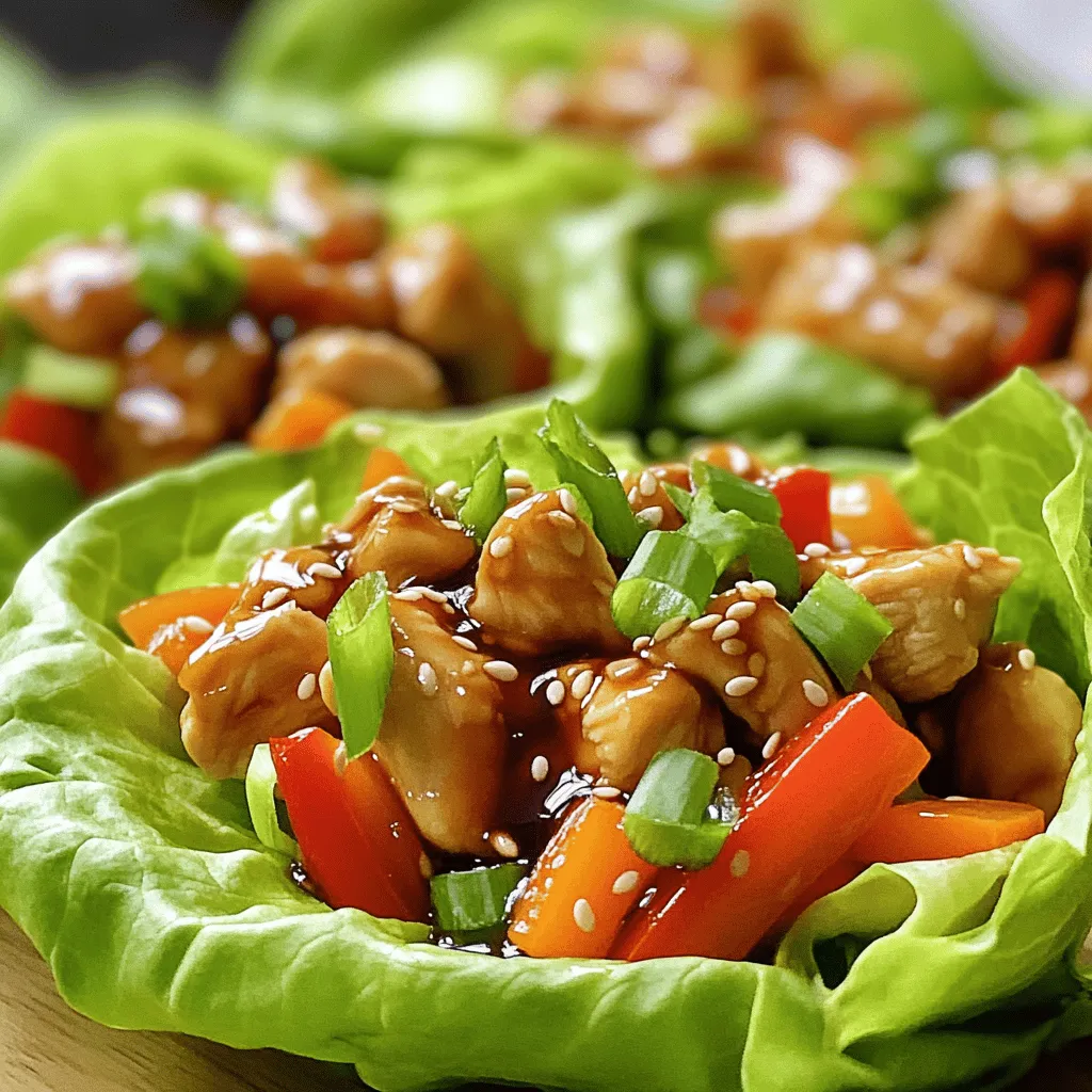 Teriyaki Chicken Lettuce Wraps Flavor-Packed Dish