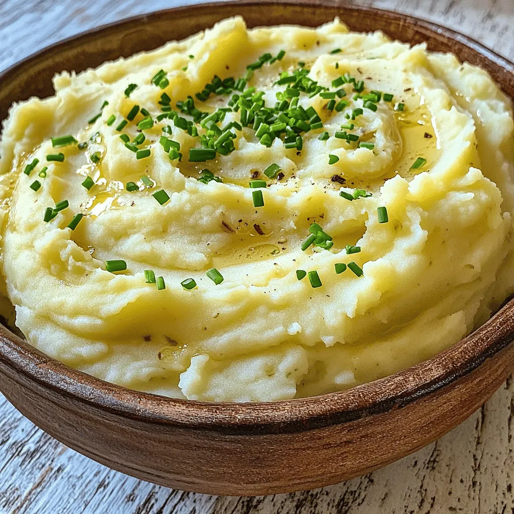 Creamy Garlic Mashed Potatoes Rich and Flavorful Dish