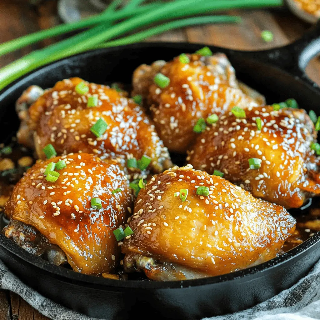 Brown Sugar Garlic Chicken Thighs Tasty and Simple Dish