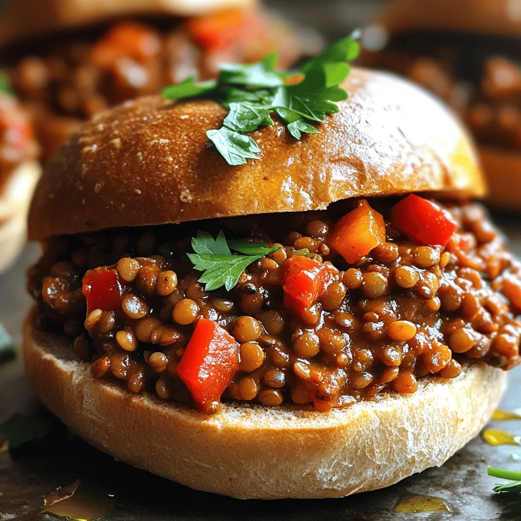 Vegan Lentil Sloppy Joes Delicious and Satisfying Meal