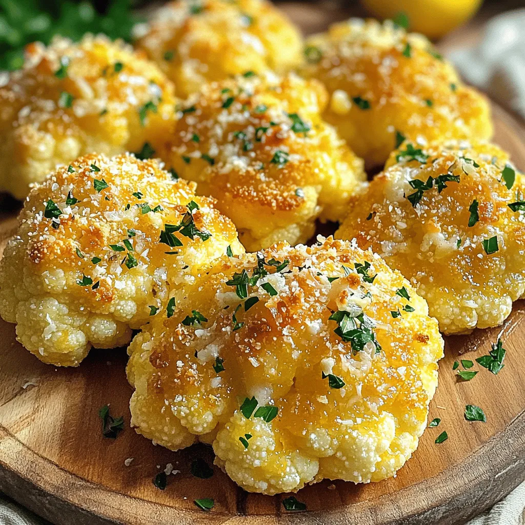 Baked Garlic Parmesan Cauliflower Flavorful and Simple
