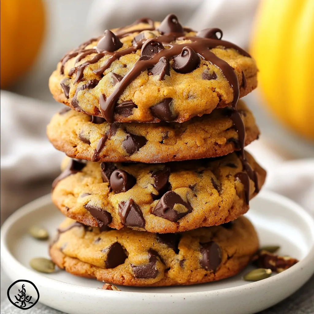 Chocolate Chip Pumpkin Cookies Soft and Chewy Delight