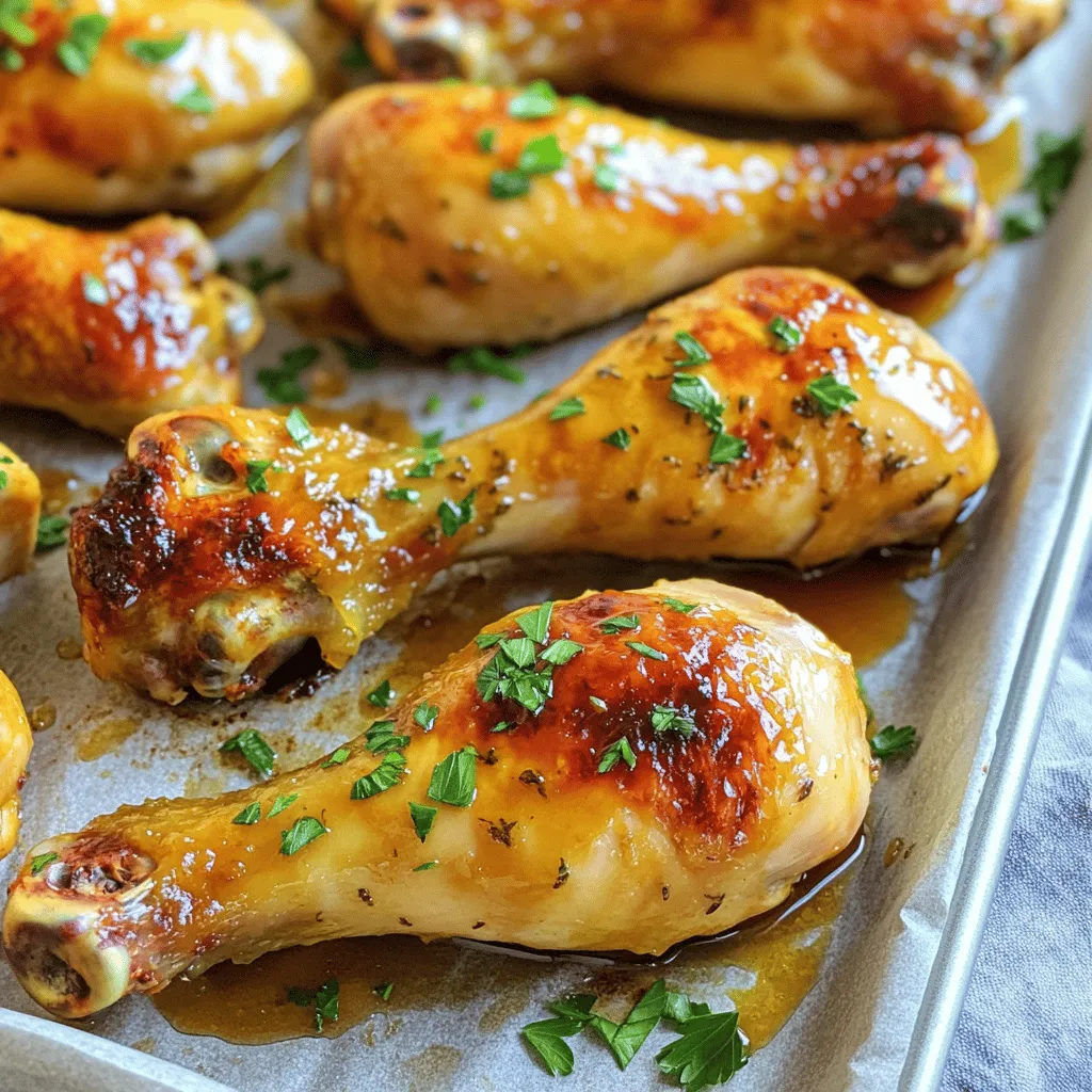 Maple Mustard Roasted Chicken Drumsticks Easy Recipe