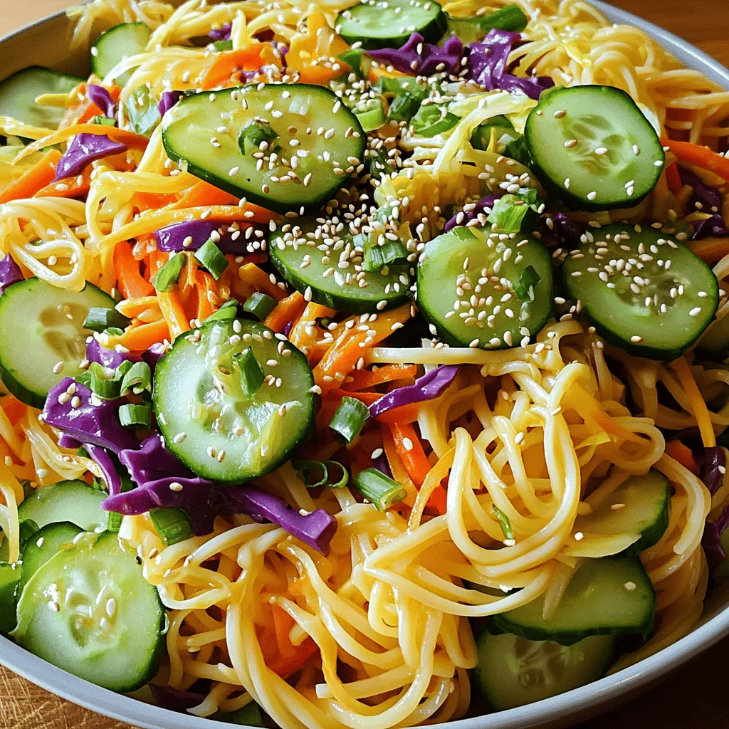 Sesame Ginger Noodle Salad Fresh and Tasty Delight