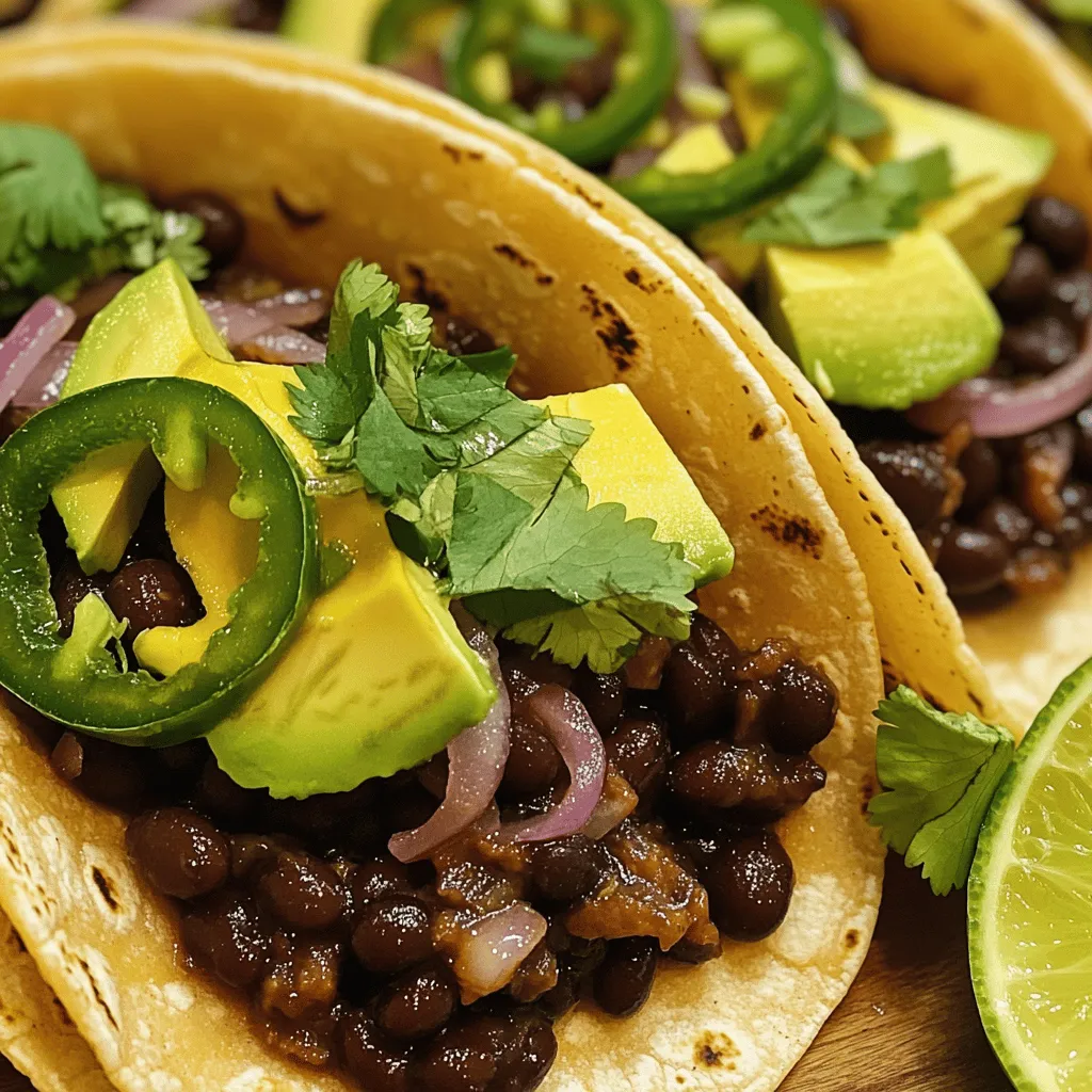 Spicy Black Bean Tacos Simple and Flavorful Recipe