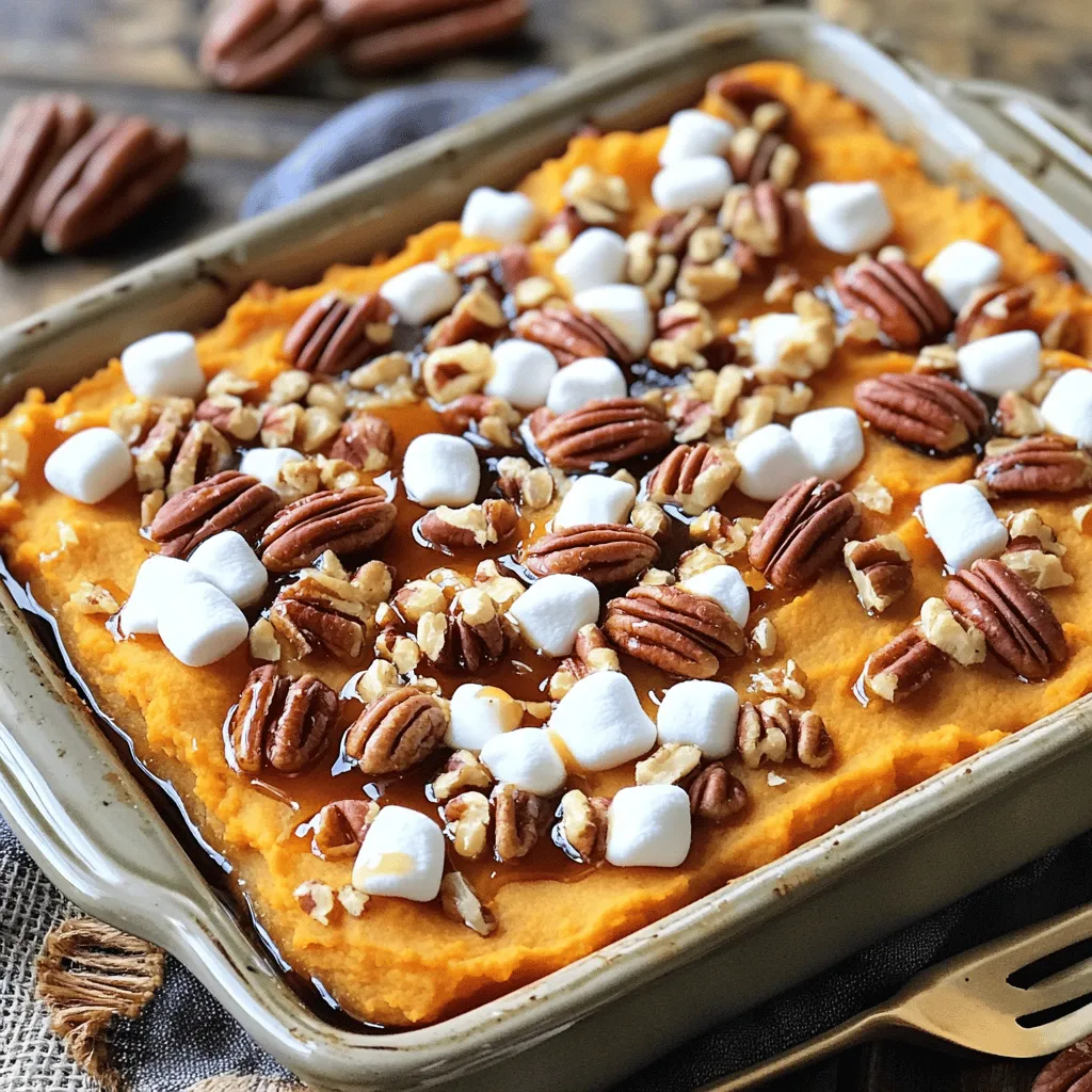 Maple Pecan Sweet Potato Casserole Comfort Dish