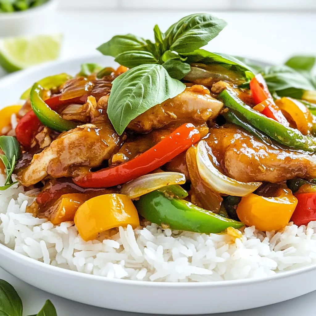 Thai Basil Chicken Better Than Takeout Delight