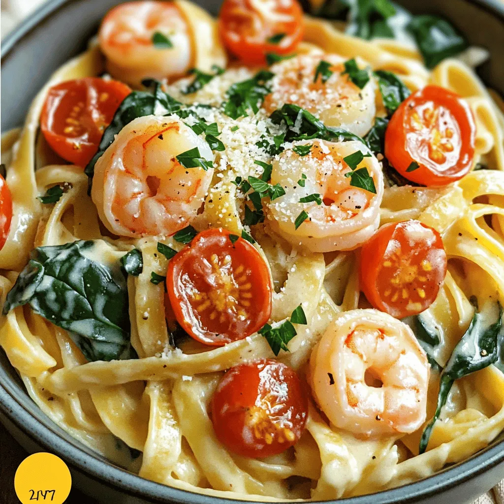 Creamy Cajun Shrimp Alfredo One Pot Delight