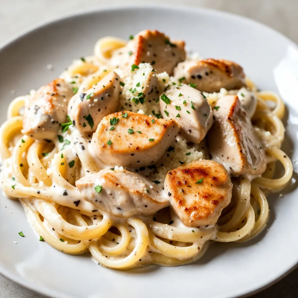 Instant Pot Chicken Alfredo Creamy and Quick Meal