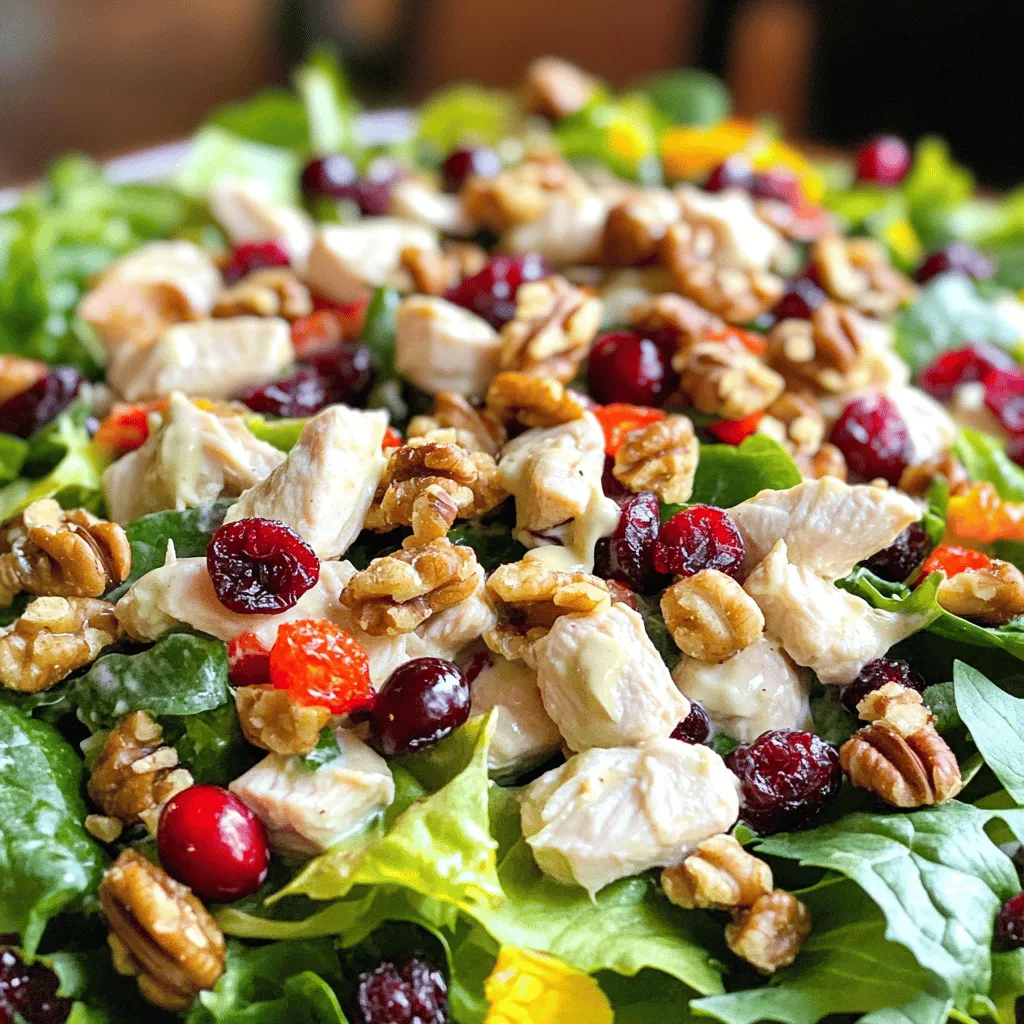 Cranberry Pecan Chicken Salad Fresh and Flavorful Dish