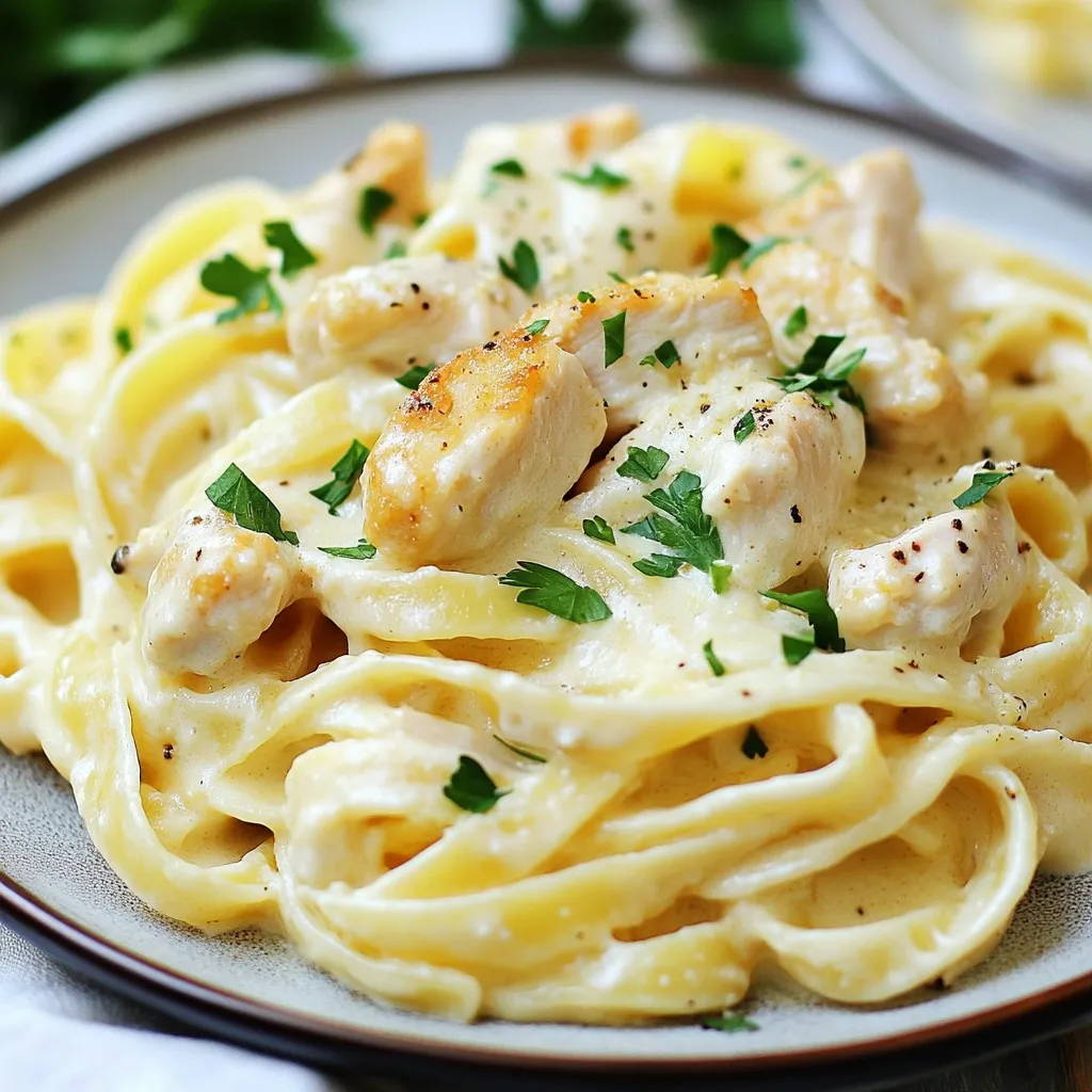 Instant Pot Chicken Alfredo Creamy Dinner Delight