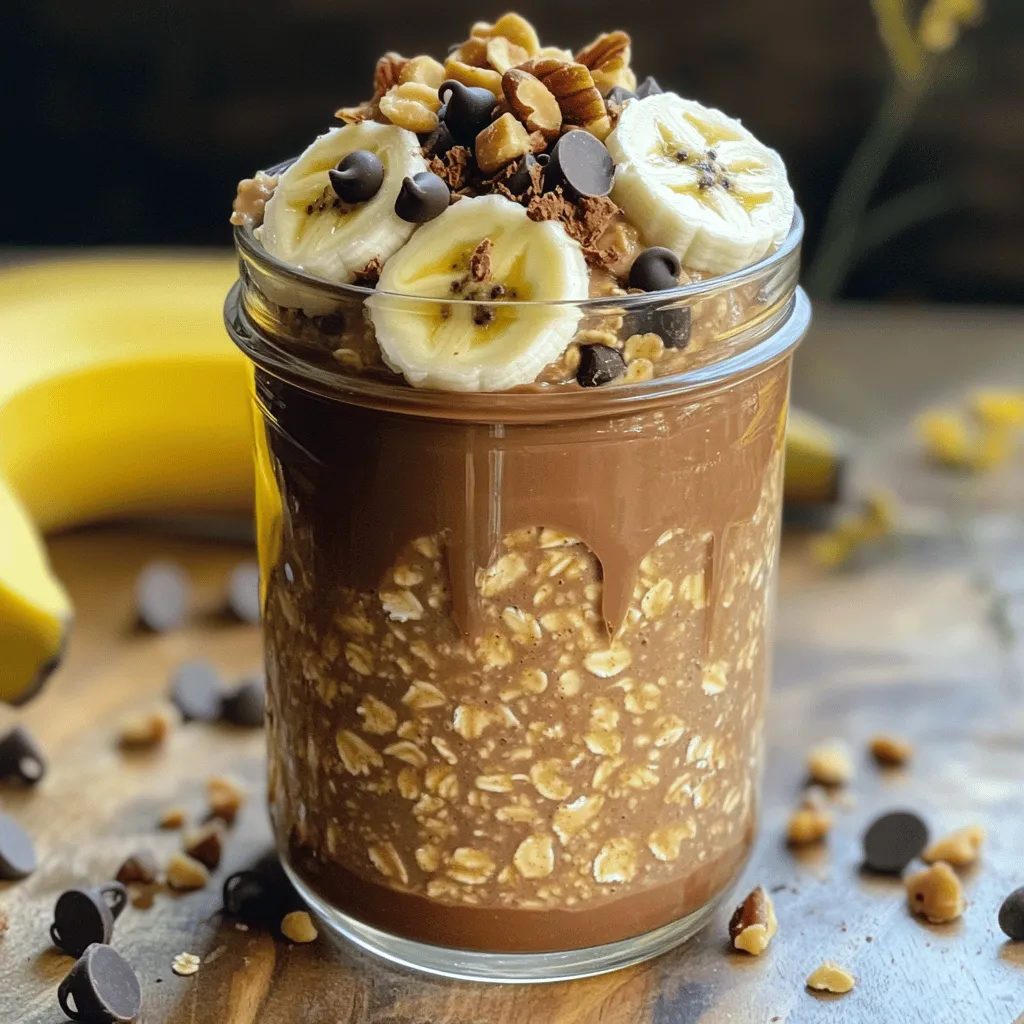 Chocolate Peanut Butter Overnight Oats Easy Breakfast