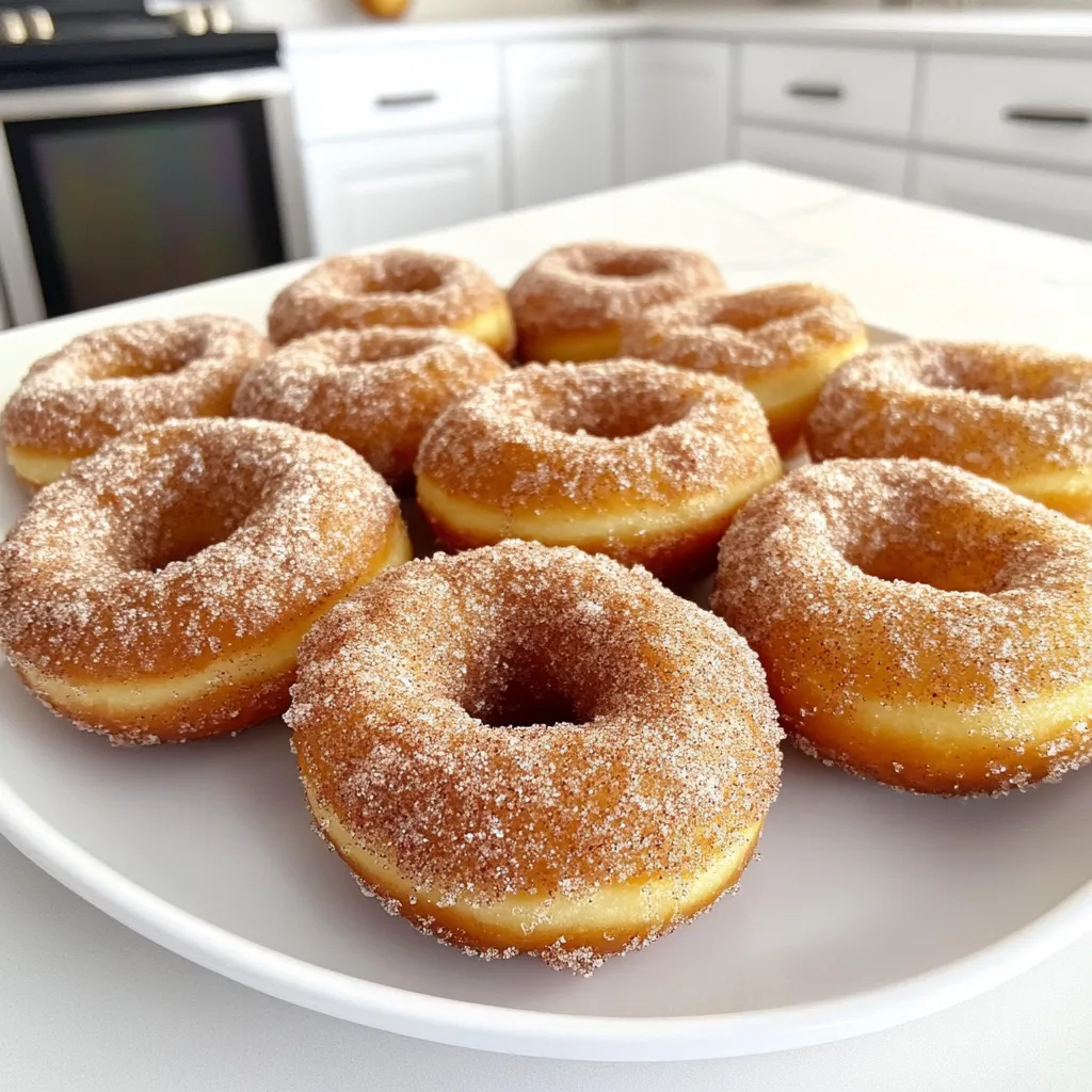 Apple Cider Donuts Cinnamon Sugar Delightful Treat