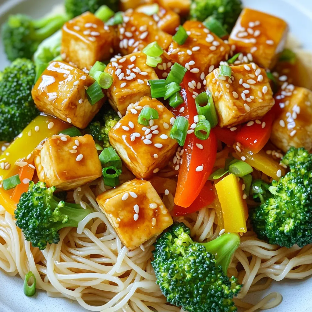 Minute Crispy Teriyaki Tofu Noodles Easy Recipe