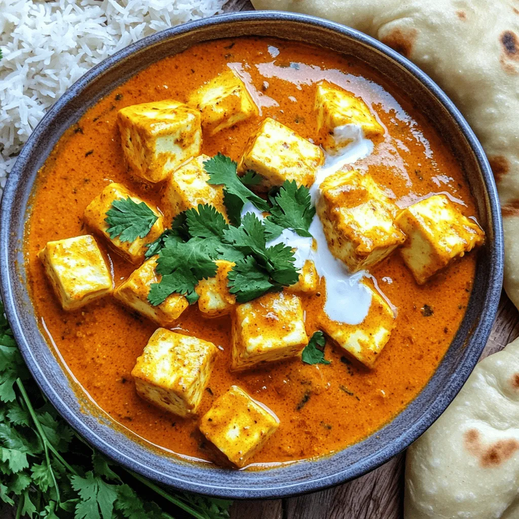 Butter Paneer (Paneer Makhani) Creamy Flavor Bliss