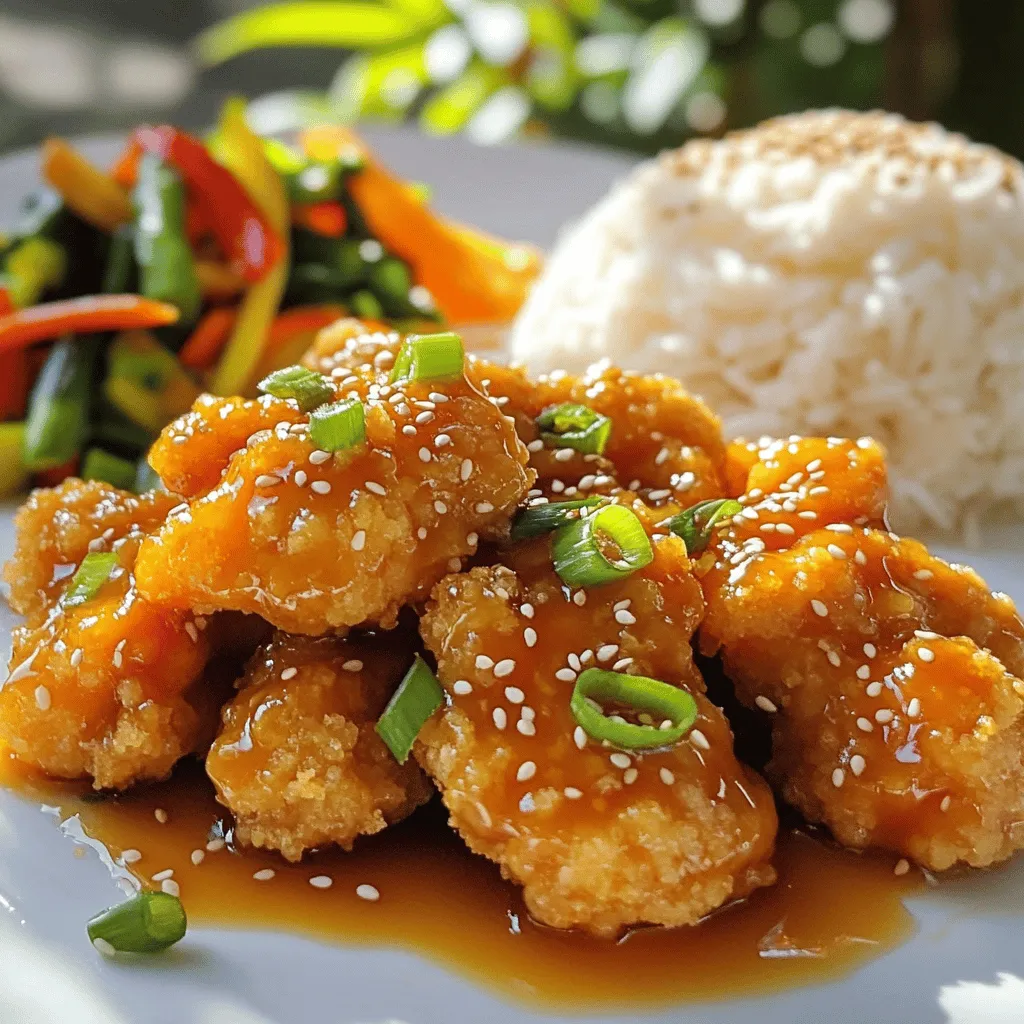 Sticky Orange Chicken Savory and Flavorful Delight