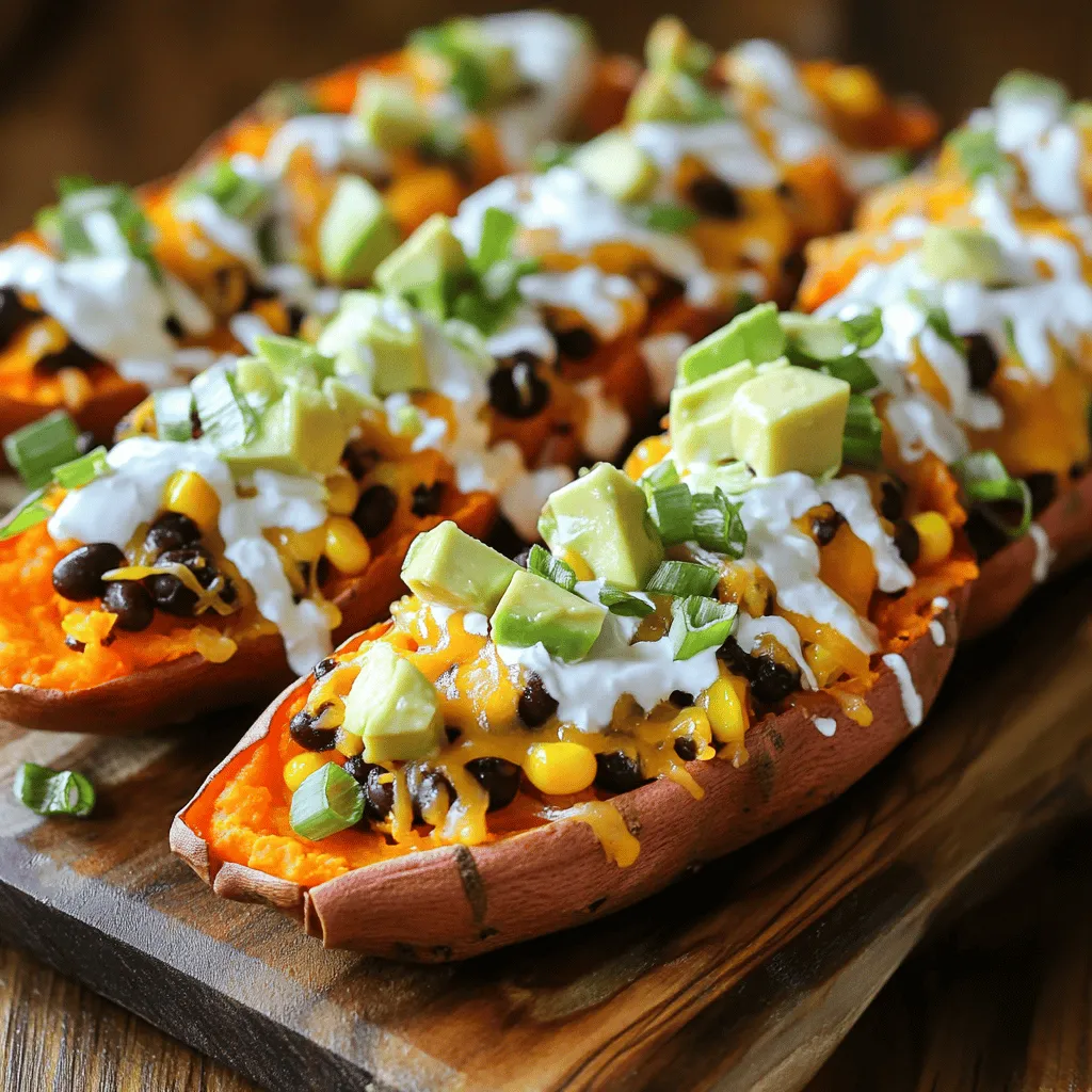 Loaded Sweet Potato Skins Flavorful and Simple Treat