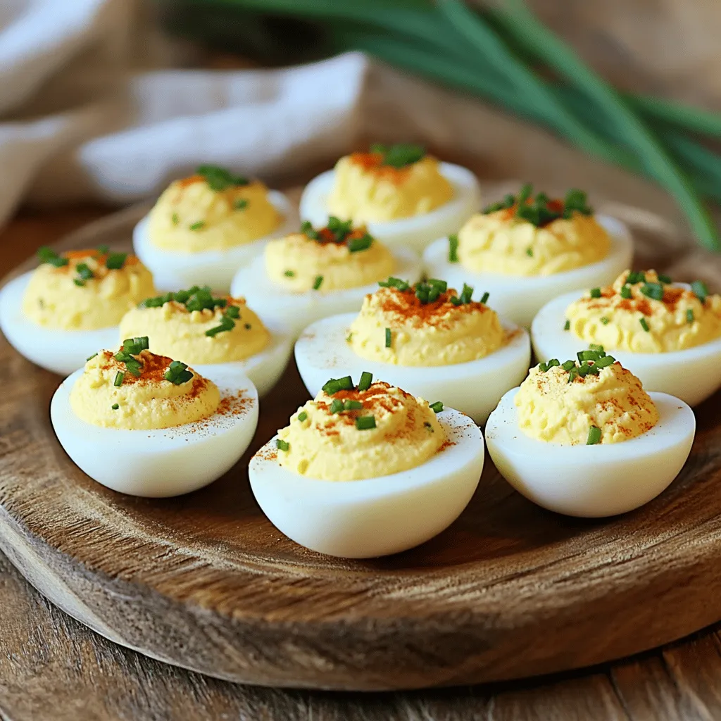 Classic Deviled Eggs Tasty and Easy Party Appetizer