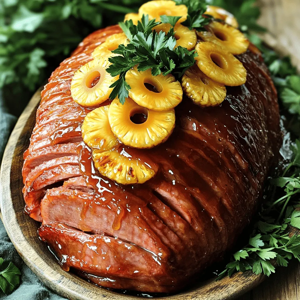 Maple Glazed Ham with Pineapple Flavorful and Easy Recipe