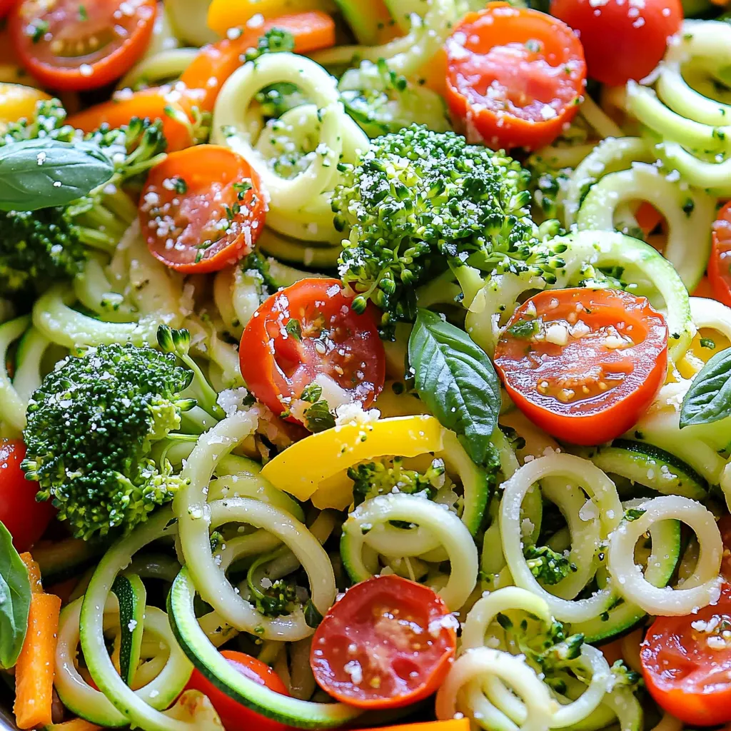 Zucchini Noodle Primavera Vibrant and Healthy Delight
