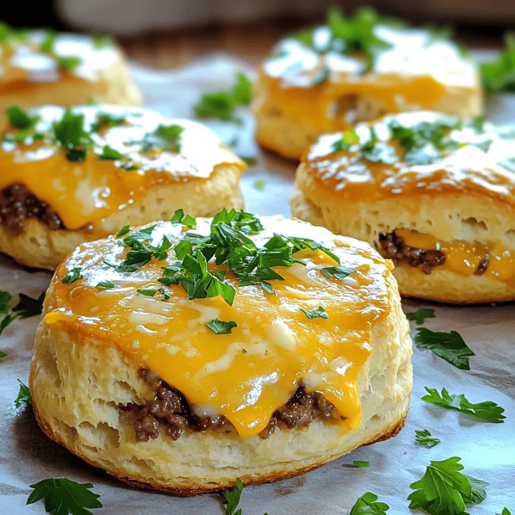 Garlic Parmesan Cheeseburger Bombs Tasty and Easy Recipe