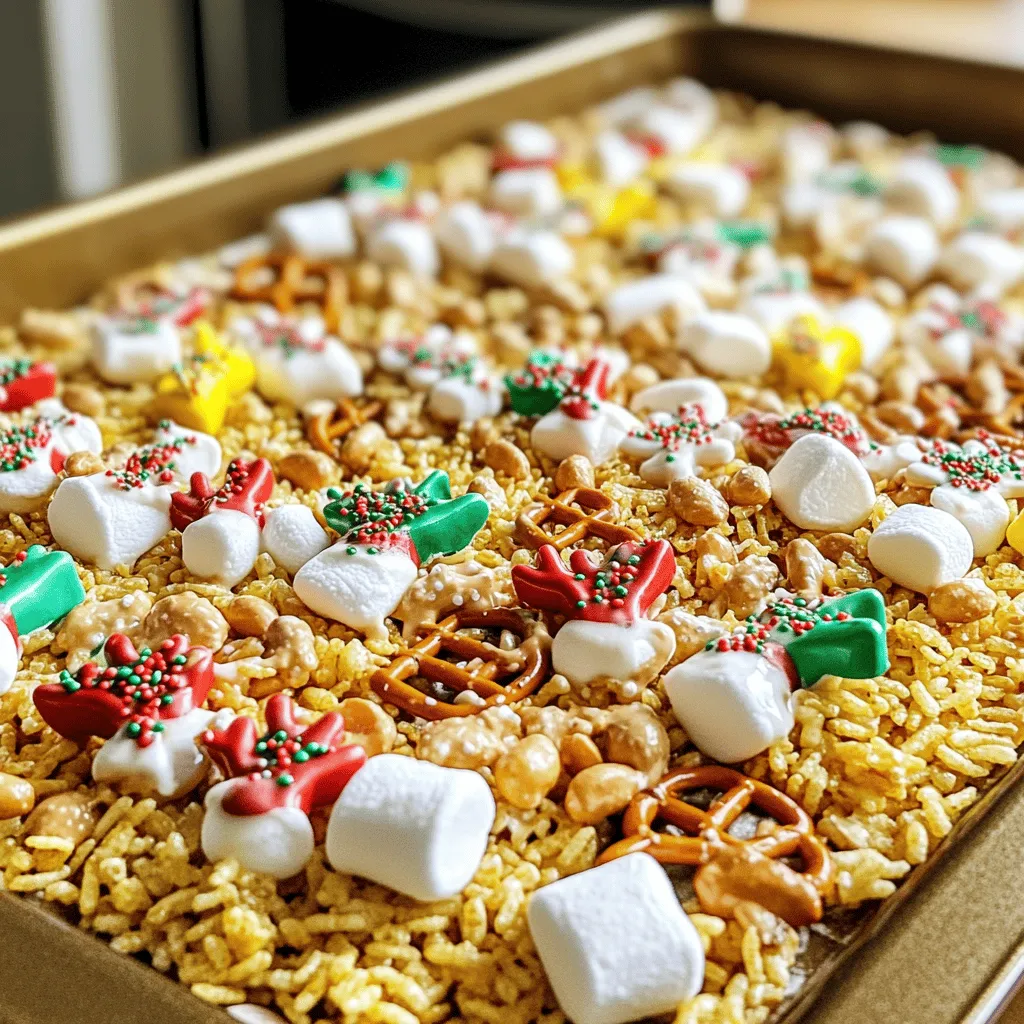 Reindeer Chow Christmas Snack Mix Festive Delight