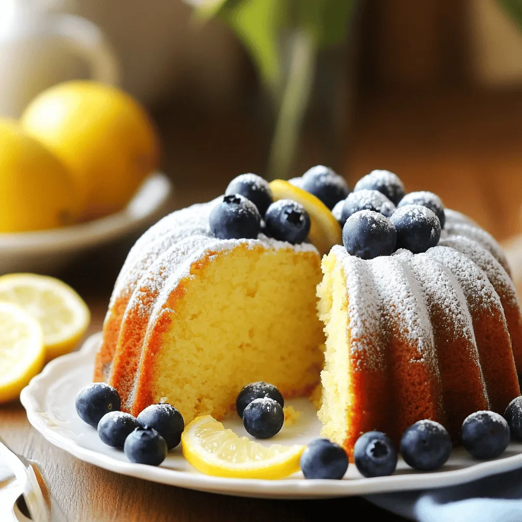 Lemon Blueberry Pound Cake Delightful and Simple Recipe
