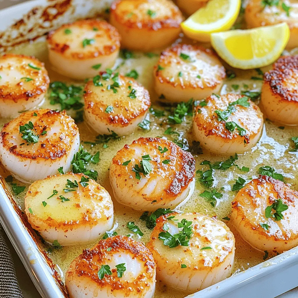 Garlic Butter Baked Scallops Savory and Simple Treat