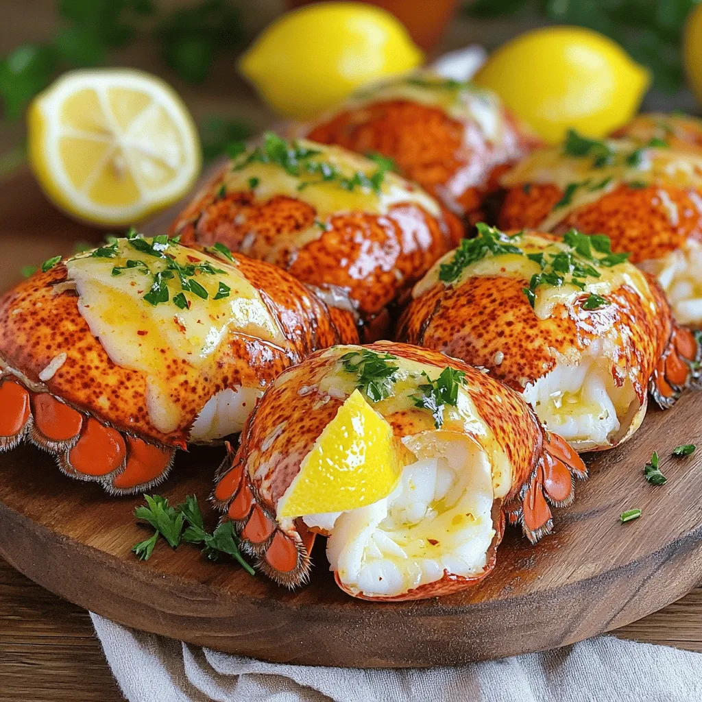 Garlic Butter Lobster Tails Tasty Flavorful Delight