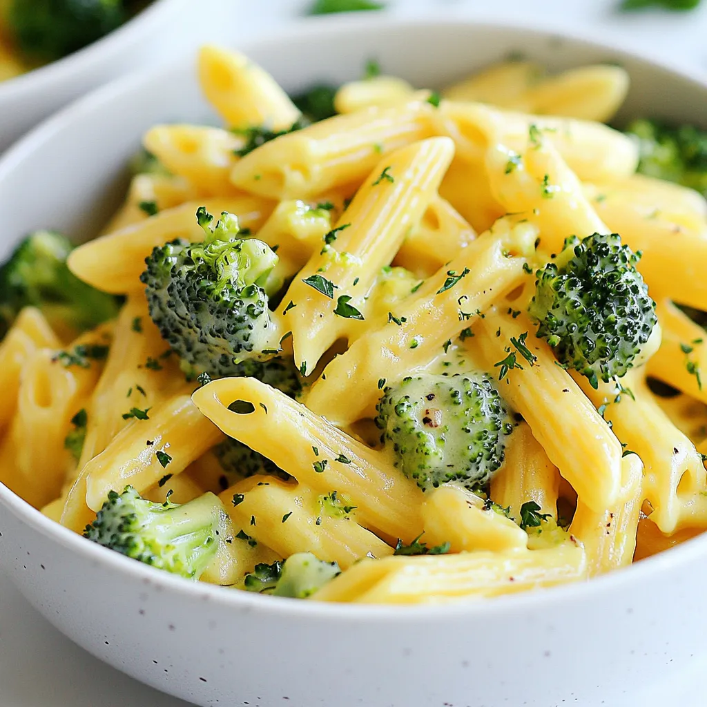 Creamy Broccoli Cheddar Pasta Quick and Tasty Recipe