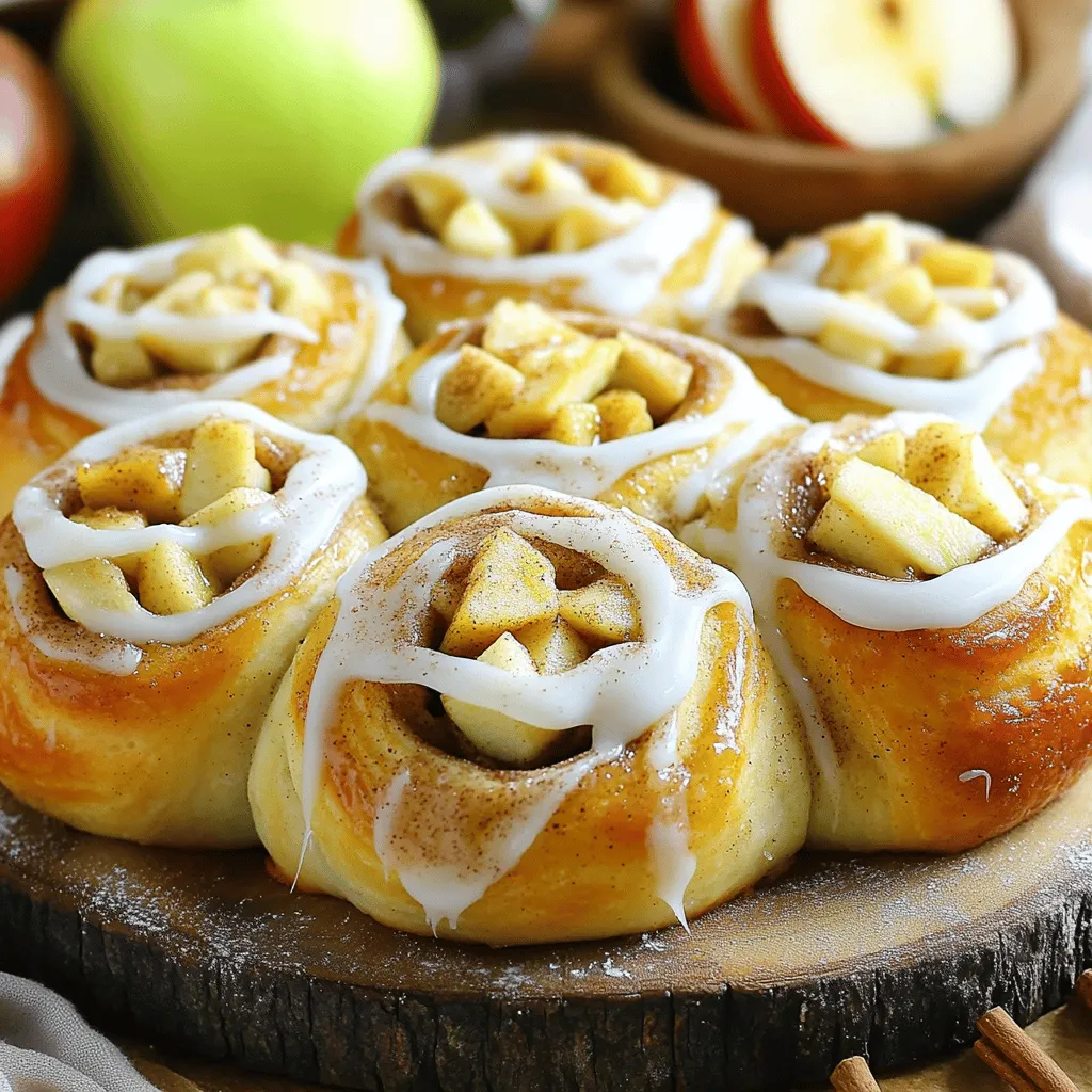 Fluffy Apple Pie Cinnamon Rolls Easy and Delicious Treat