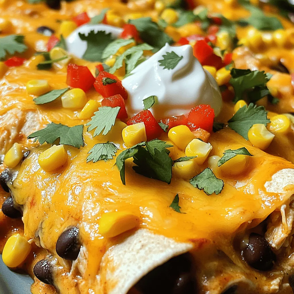 Chicken Enchilada Casserole Tasty and Simple Recipe